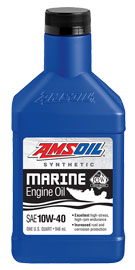 AMSOIL 10W-40 Synthetic Formula 4-Stroke Marine Oil (WCF)